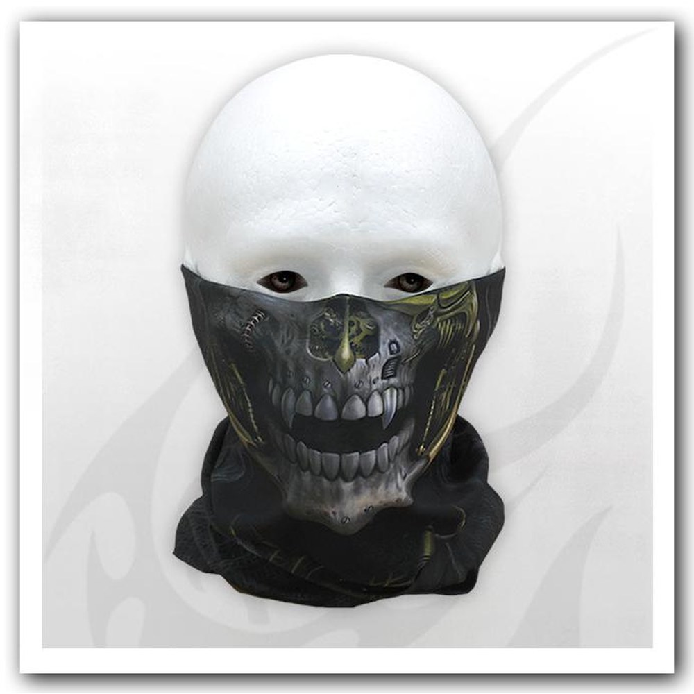 Spiral - STEAM PUNK REAPER Snood/Scarf - Face mask - Black